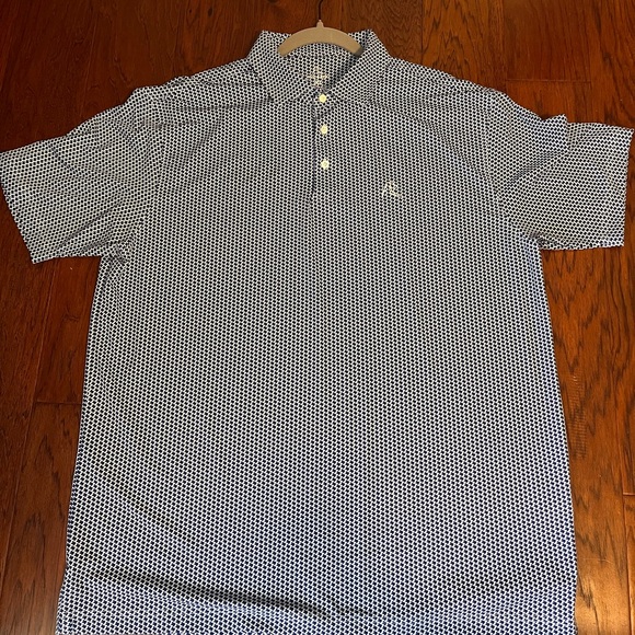 Rhoback performance polo style shirt. Size XL, with Texas print. - Picture 1 of 6